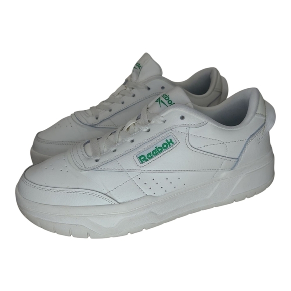 Reebok Tech Geo Club C Green/White  Size 8 1/2 - Picture 14 of 16